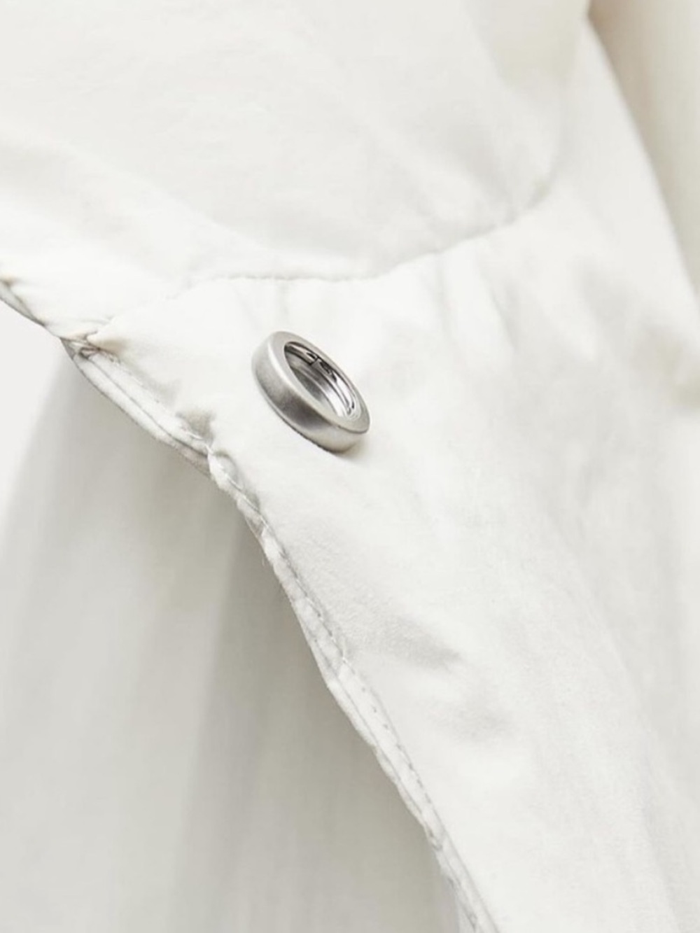 ZARA White Puffer Jacket. - Picture 12 of 12